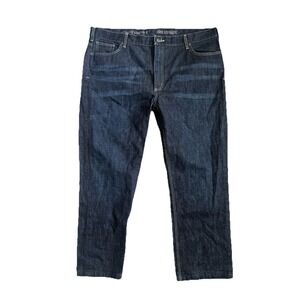 Carhartt Dark Wash Men's Denim Jeans Size 44 X 32 Slim Fit Straight Casual